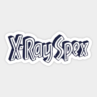 X-Ray Spex Sticker